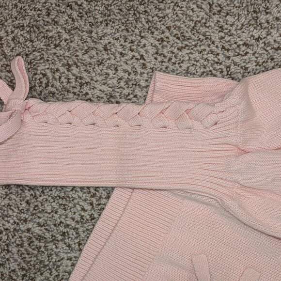 525 Brand‎ Cropped Tie Sleeve sweater - Picture 2 of 3